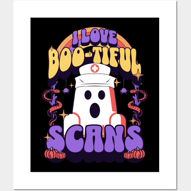 I love boo-tiful scans Wall Art by Emmi Fox Designs